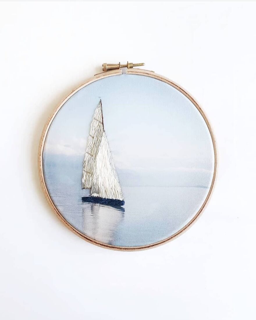 I Mix Embroidery With Printed Fabrics