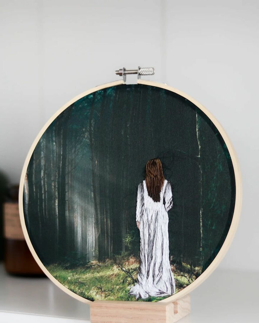 I Mix Embroidery With Printed Fabrics