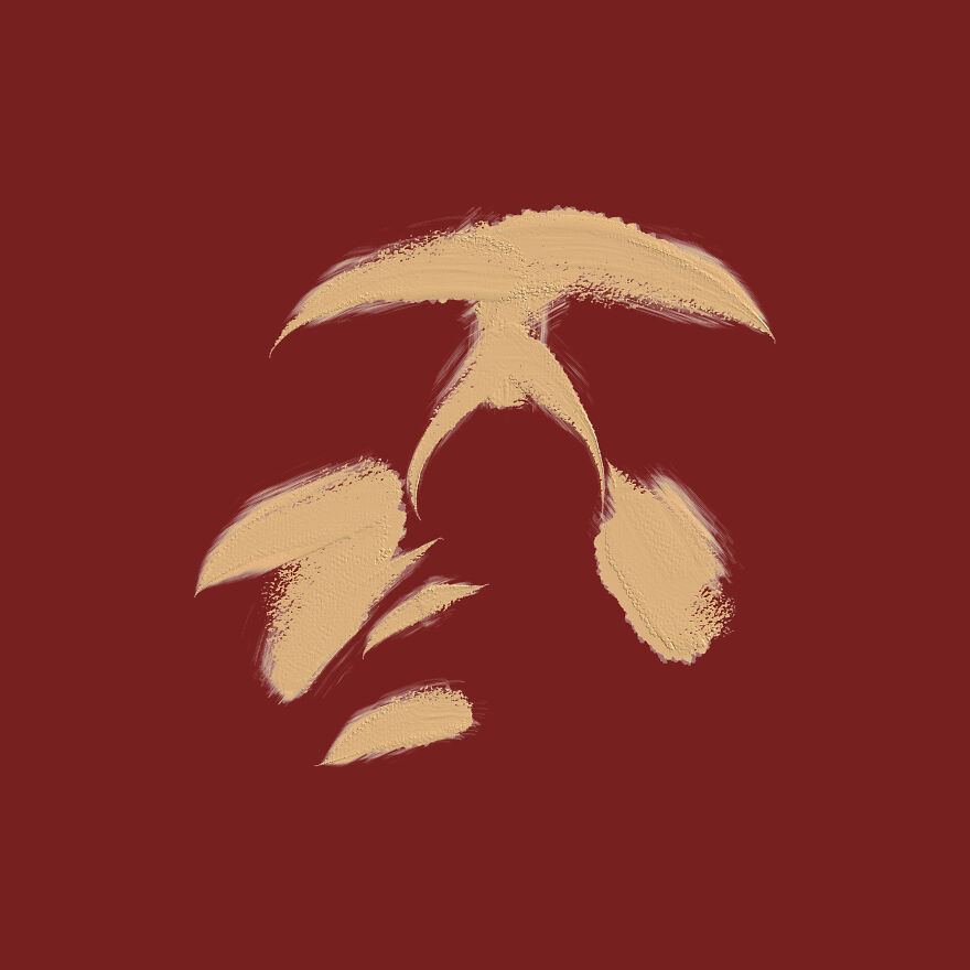 I Used Impasto Brush Strokes To Create Minimal Portraits.