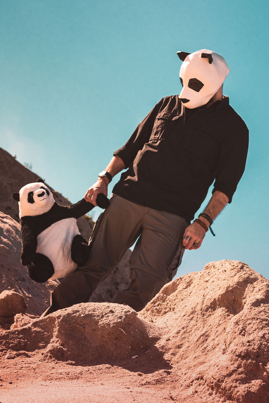 I Did A Photoshoot Inspired By Pandas And I Titled It “Pandapocalypse”