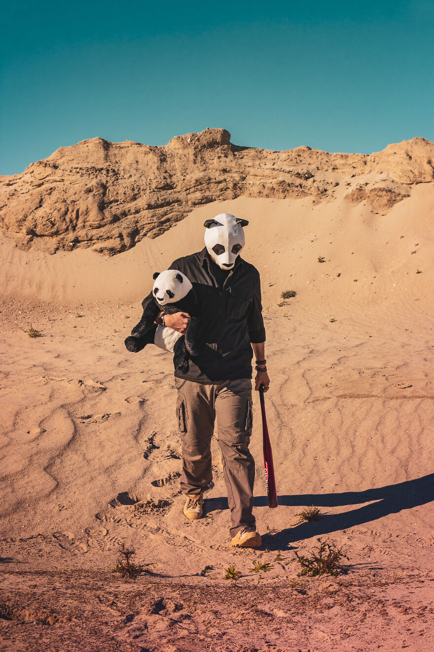 I Did A Photoshoot Inspired By Pandas And I Titled It “Pandapocalypse”