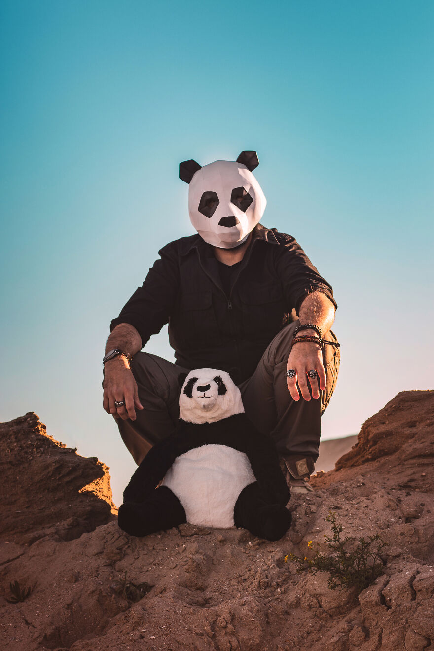 I Did A Photoshoot Inspired By Pandas And I Titled It “Pandapocalypse”