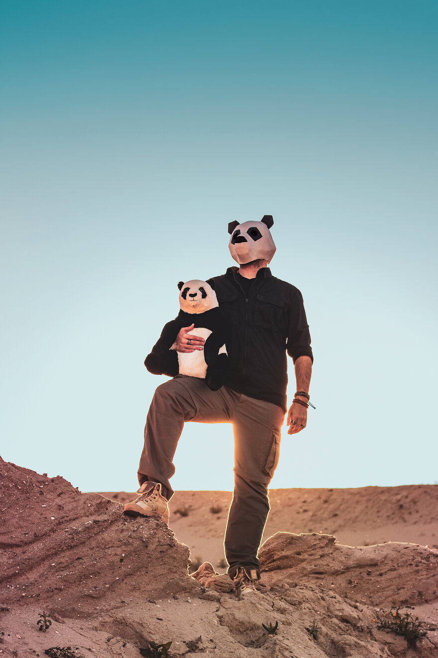 I Did A Photoshoot Inspired By Pandas And I Titled It “Pandapocalypse”