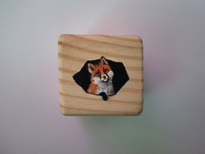 I Paint Animals On Wooden Cubes (12 Pics)