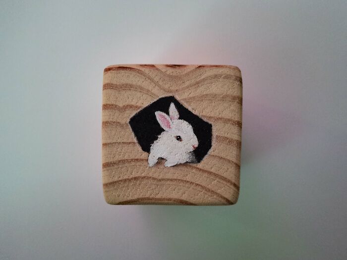 I Paint Animals On Wooden Cubes (12 Pics)