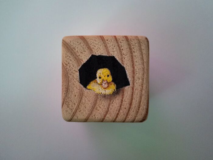 I Paint Animals On Wooden Cubes (12 Pics)