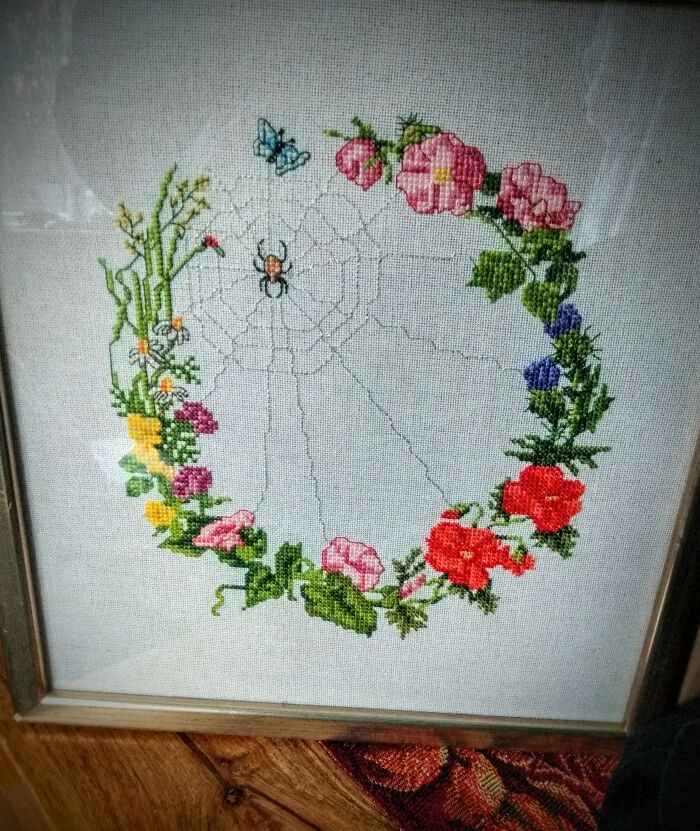 Only £4 For This Beautiful Spider Needlepoint