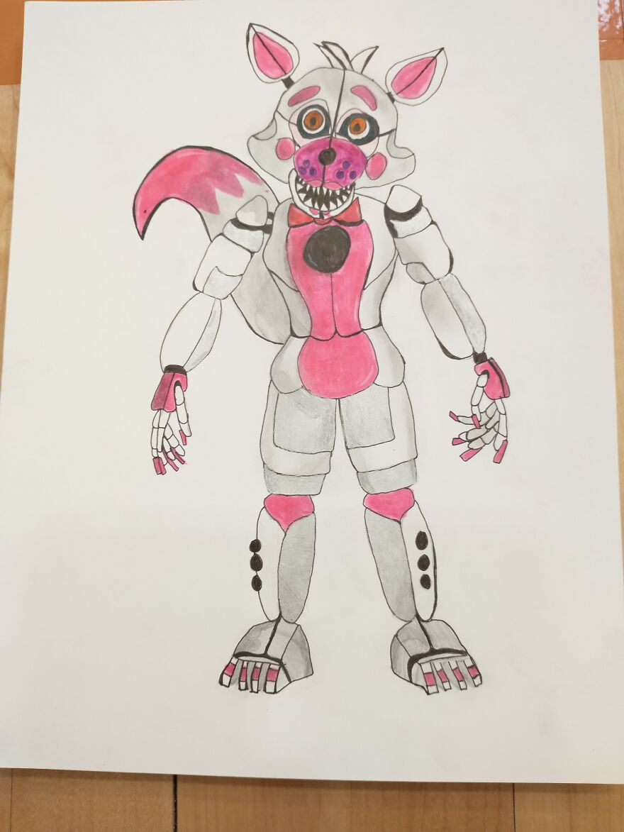 Fnaf, Undertale, Random, Futerama,and Ceiling Popcorn Drawings