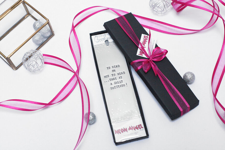 Bookmark With Personalized Quote