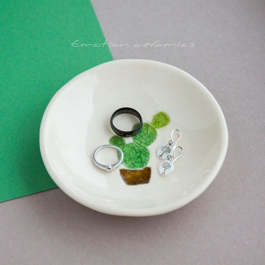 I Made Unique Design Ceramics Dishes With Molting Glass.