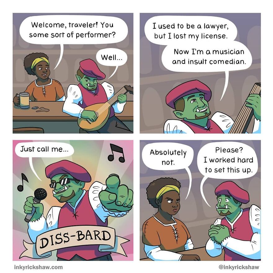 Impossible Not To Laugh With The Comics With Surprising Endings By Ricky Hawkins
