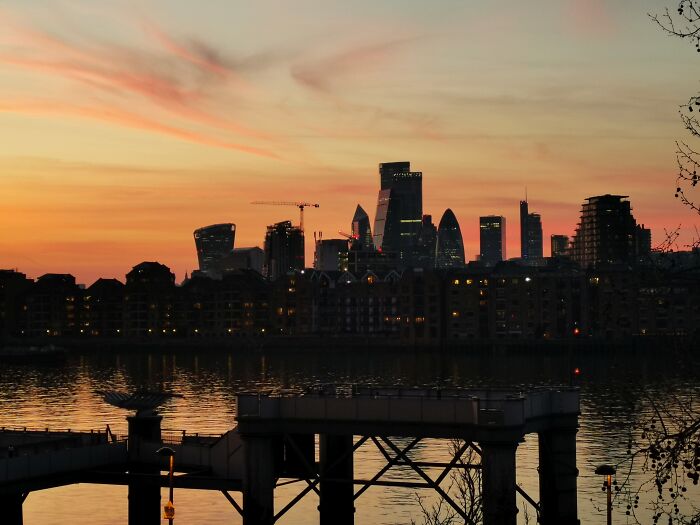 London (UK) Sunset In Lockdown...