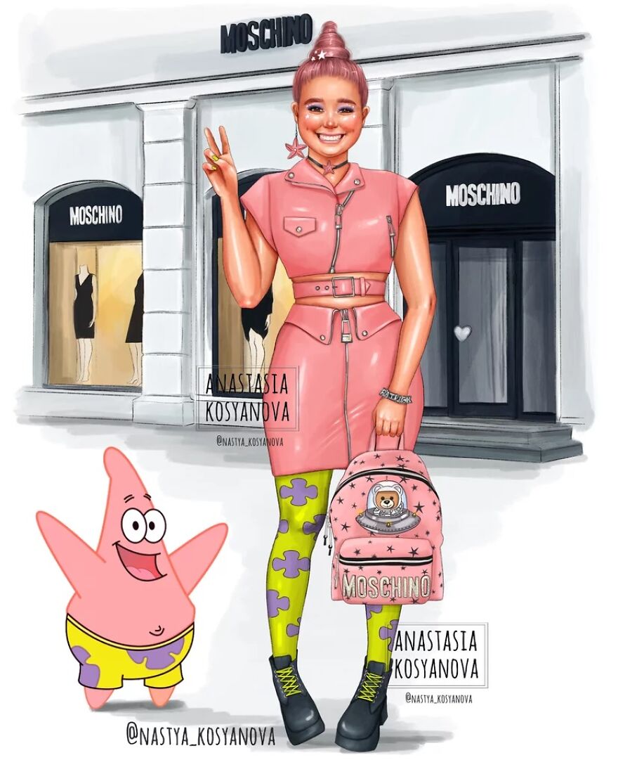 The Spongebob Characters Have Become More Fashionable, And We Love This Amazing Transformation (7 Pics )