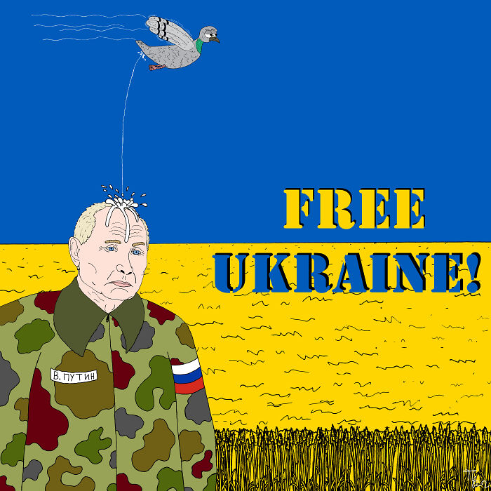 Pigeons Peace-Protest