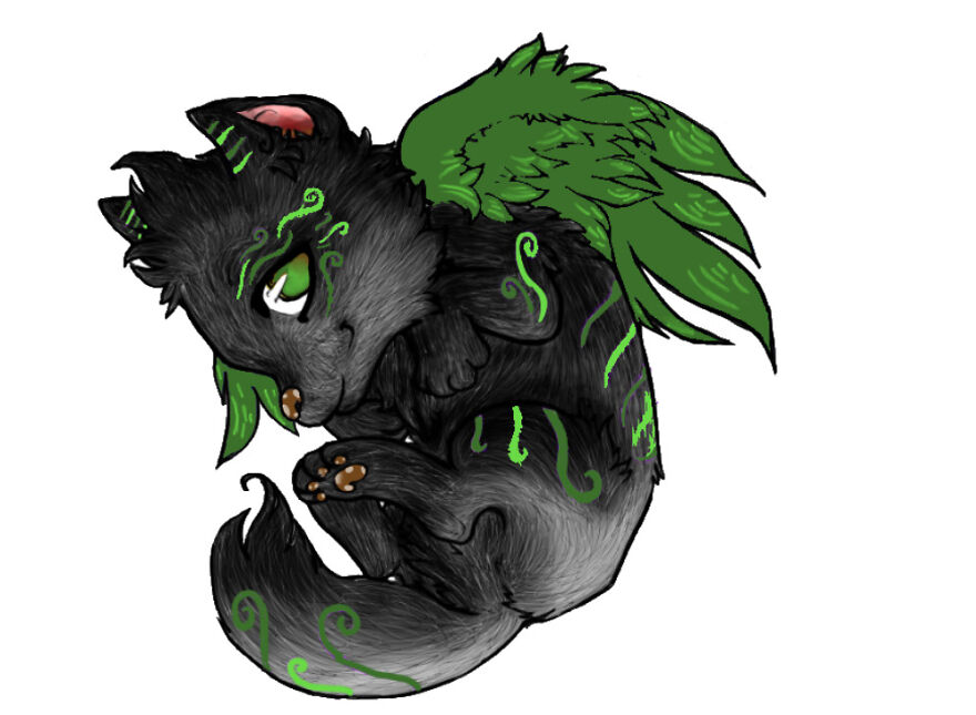 I Drew This Wolf On Artflow And I Hope That You Like It!!!