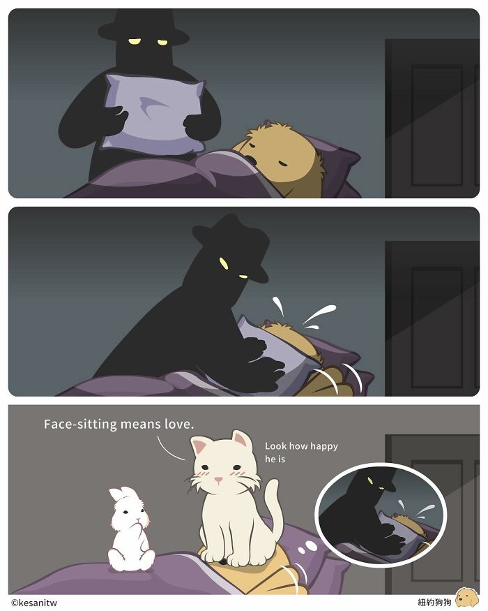Taiwanese Artist Uses Animals In Her Cute Comics To Liven Up Her Day