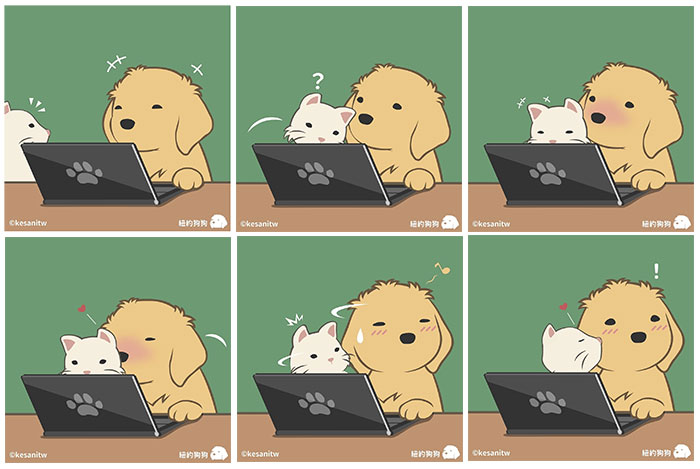 Taiwanese Artist Uses Animals In Her Cute Comics To Liven Up Her Day