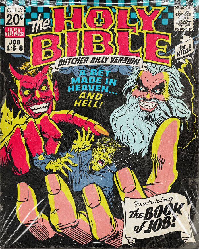 Here Are 21 Of The Creepiest Bible Stories As Vintage Comic Books For Kids