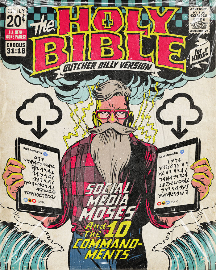 Here Are 21 Of The Creepiest Bible Stories As Vintage Comic Books For Kids