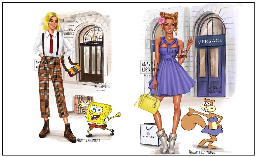 The Spongebob Characters Have Become More Fashionable, And We Love This Amazing Transformation (7 Pics ) The Spongebob Characters Have Become More Fashionable, And We Love This Amazing Transformation (7 Pics )