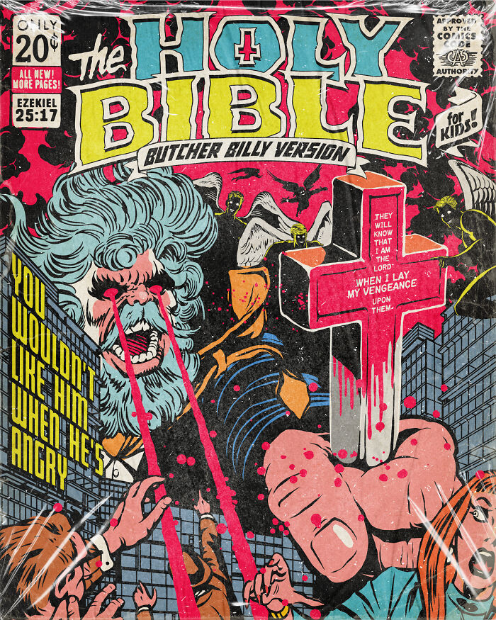 Here Are 21 Of The Creepiest Bible Stories As Vintage Comic Books For Kids