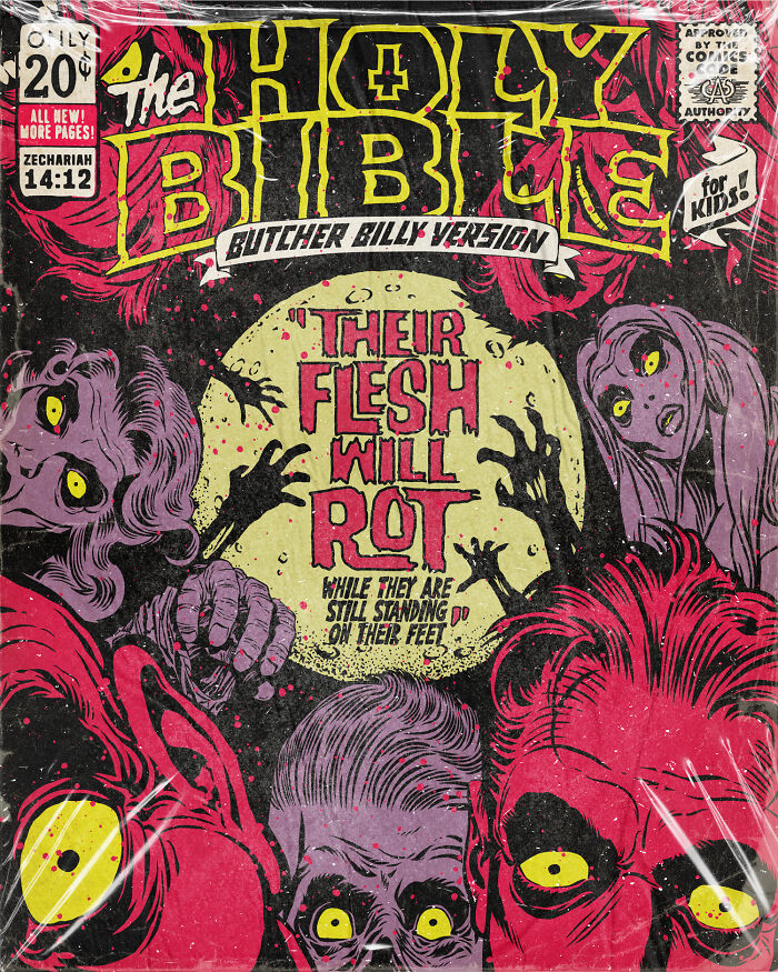 Here Are 21 Of The Creepiest Bible Stories As Vintage Comic Books For Kids