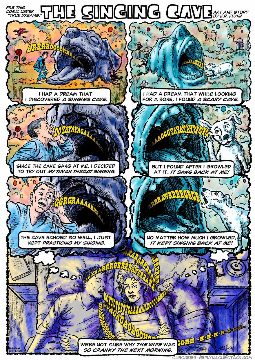 Comic: The Singing Cave Comic: The Singing Cave