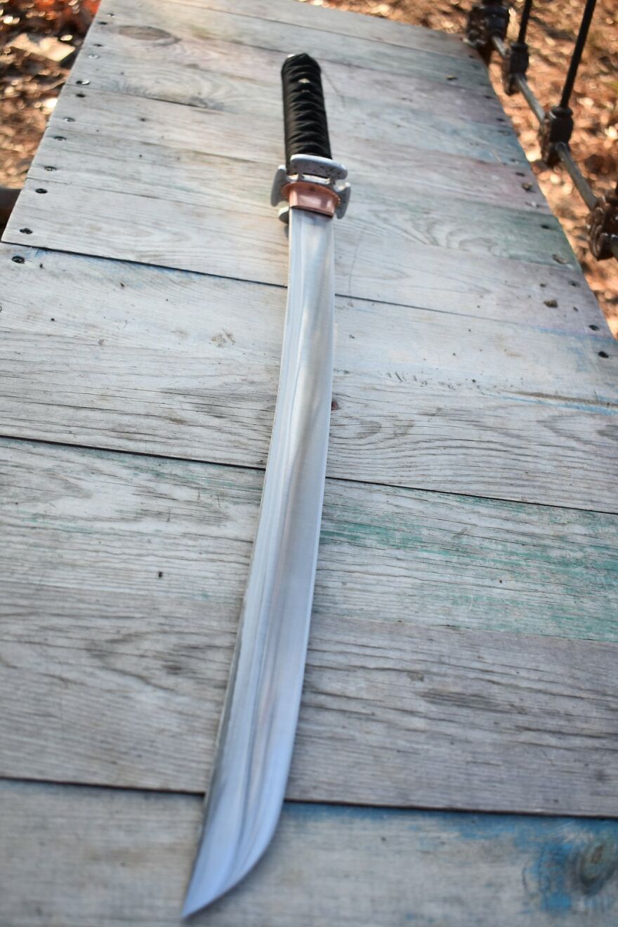 I Forged This Beautiful Sword From Rusty Scrap Steel
