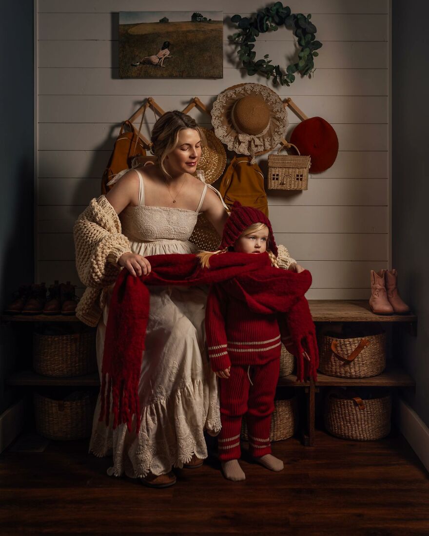 This Mom Turns Her Family Photos Into Real Works Of Art