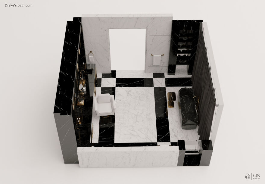 Bathrooms Of The Rich and Famous: 6 Celebrity Bathroom Renders Made By This Company