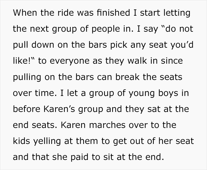 "The Day I Made A Karen Cry": Amusement Park Ride Operator Enacts Justice On Rude Karen