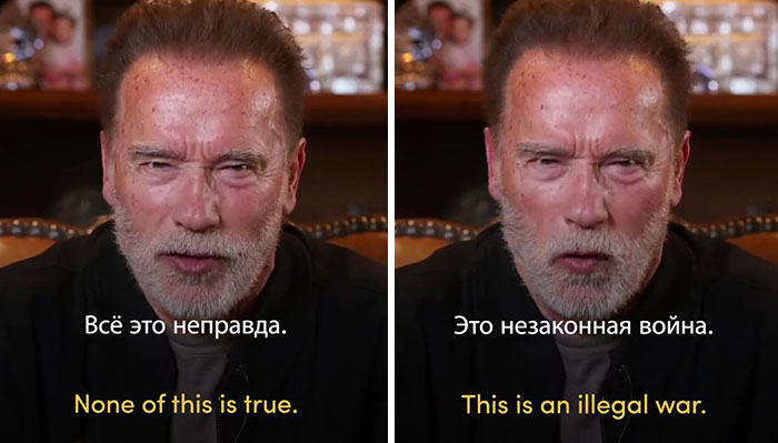 Arnold Schwarzenegger Sends A Heartfelt Message To Russian People Sharing The Truth About The War In Ukraine