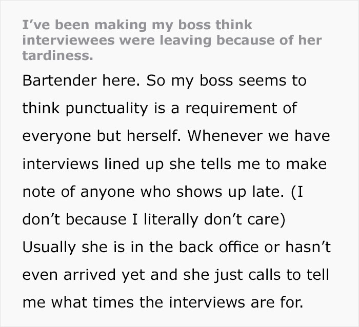 "How To Train Your Boss": Bartender Manages To Secretly Train Her Boss To Come On Time And Her Story Goes Viral