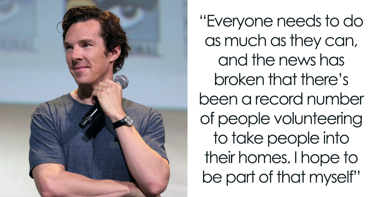Benedict Cumberbatch Is Prepared To Offer Shelter To Ukrainian War Refugees In His Home - Bored Panda