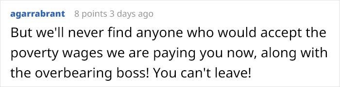 Management Tells Off This Employee For Using Their Days Off Not For Work, They Quit On The Spot Management Tells Off This Employee For Using Their Days Off Not For Work, They Quit On The Spot