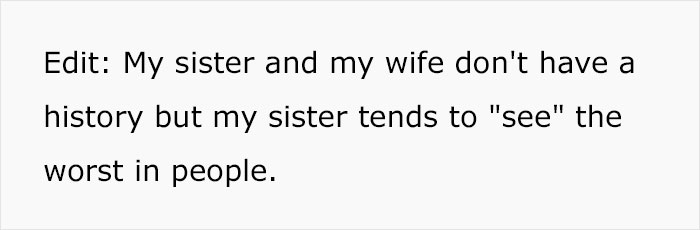 Man Stands Up For His Wife When Sister's New Boyfriend Makes A Rude 'Joke' About Her Mastectomy Man Stands Up For His Wife When Sister's New Boyfriend Makes A Rude 'Joke' About Her Mastectomy