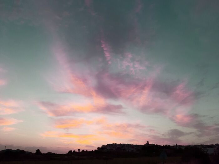 Sunrise In Murcia, Southern Spain.