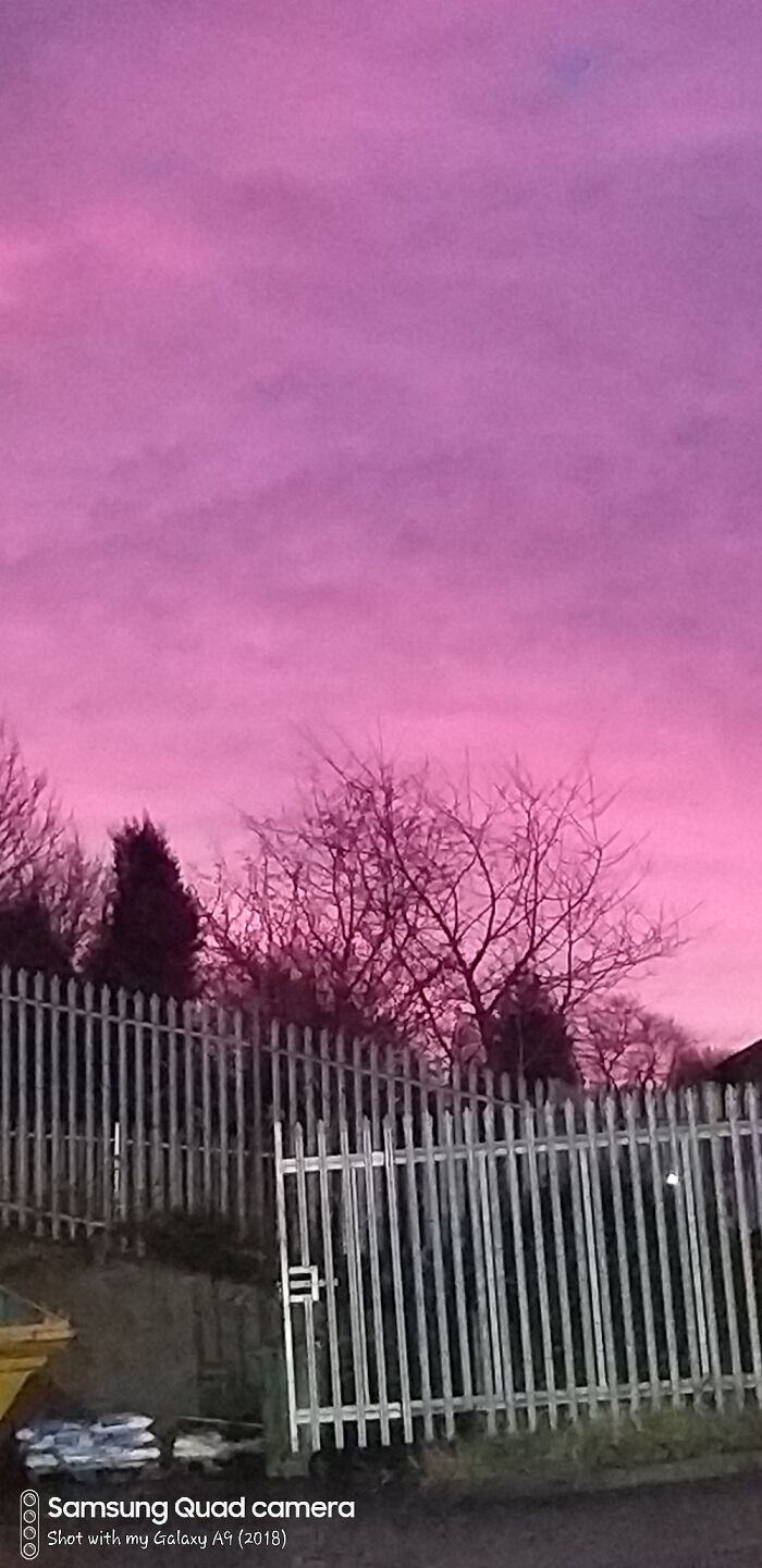 The Sky As I Was Finishing A Night Shift A Few Weeks Ago. Loads Of Us Took Pics Of It!