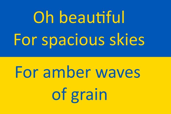 Beautiful Ukraine. Blue Skies Over Fields Of Grain.