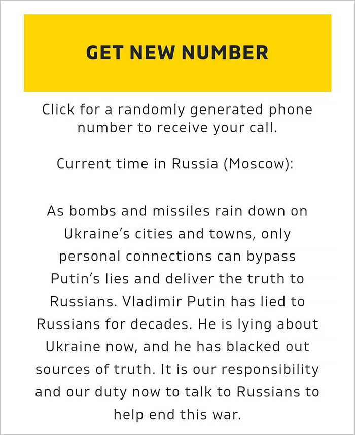 To Inform Russians About The Reality Of War In Ukraine, Lithuanians Launch ‘Call Russia’ Campaign Aiming To Call 40M Russian Numbers To Inform Russians About The Reality Of War In Ukraine, Lithuanians Launch ‘Call Russia’ Campaign Aiming To Call 40M Russian Numbers