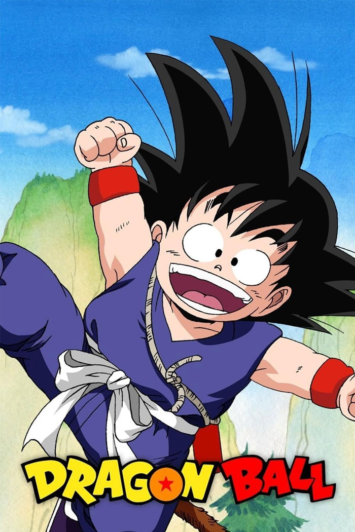 Poster for Dragon Ball featuring character kid Goku
