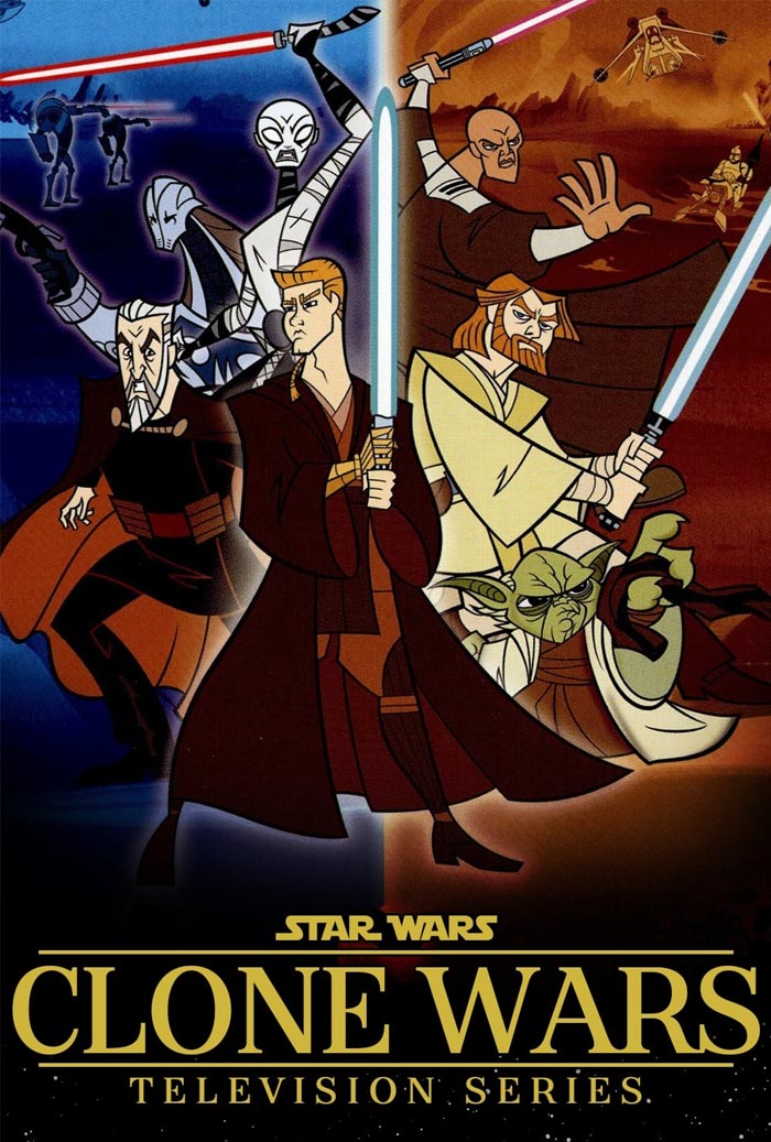 Poster for Star Wars: Clone Wars cartoon