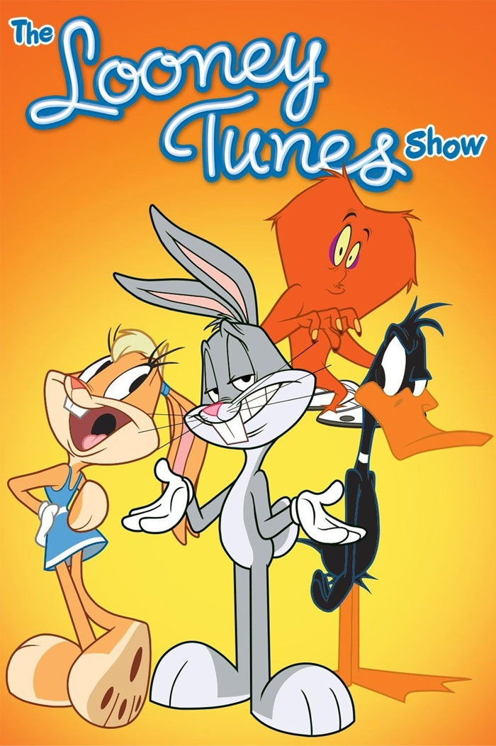 Poster for The Looney Tunes Show featuring characters Bugs bunny, Duck