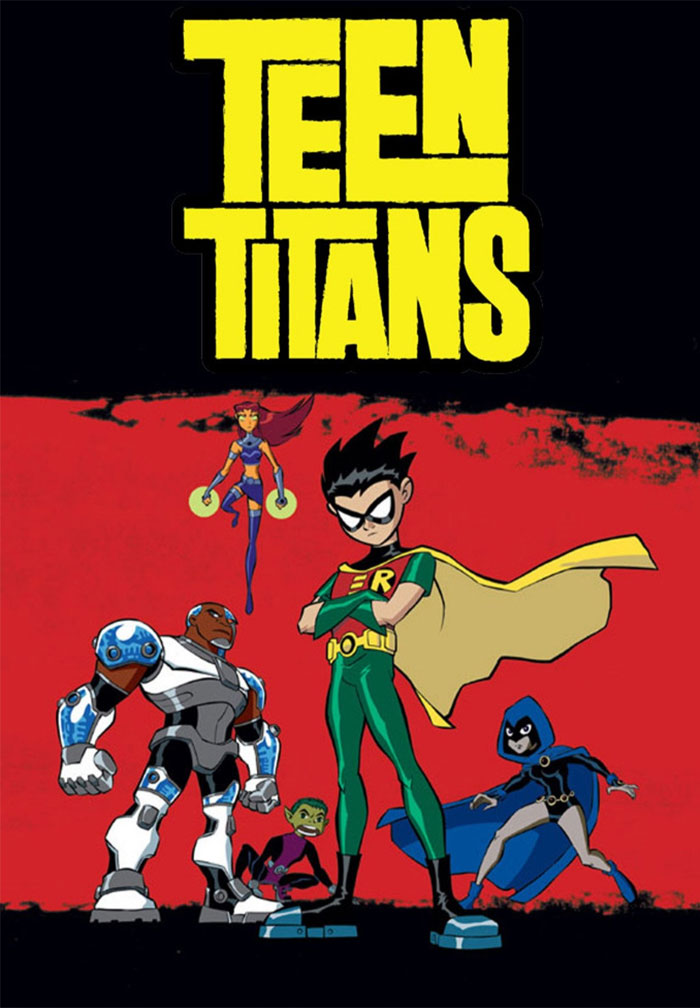 Poster for Teen Titans cartoon