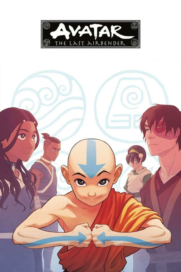 Poster for Avatar: The Last Airbender featuring character Avatar Aang