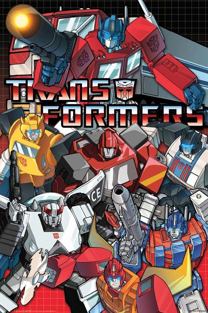 Poster for The Transformers cartoon