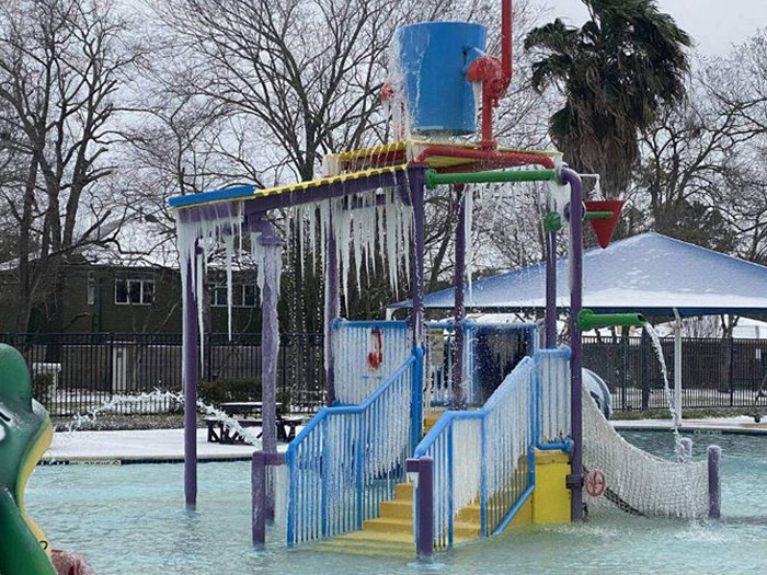 A Frozen Playground In Houston, Texas