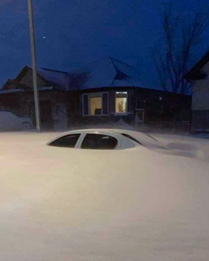 We Got A Bit Of A Snowstorm This Weekend In Saskatchewan