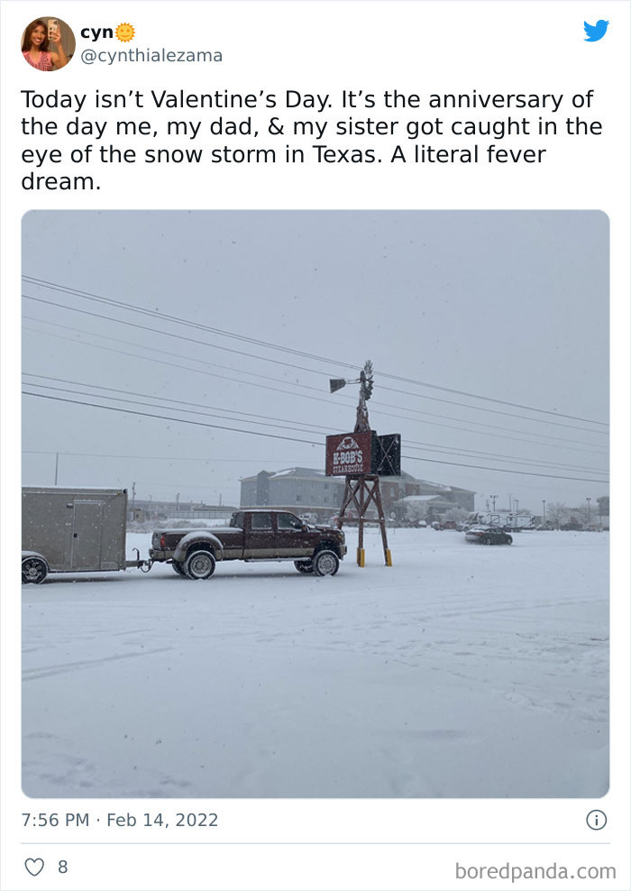 The Snow Storm In Texas