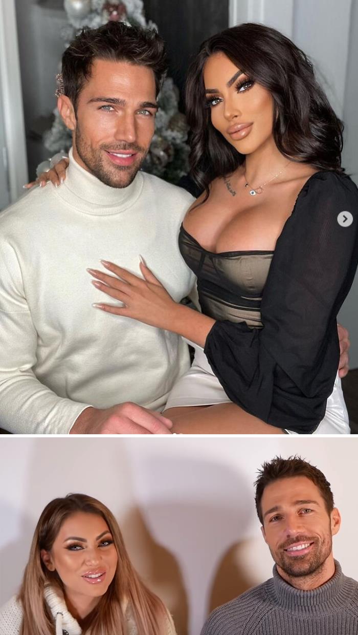 Croatian Influencer Couple - Photo From Her Ig vs. Still From A Video (She Used To Edit Him Almost Like Herself, But He Didn't Vibe With That So Now She Only Edits Herself)